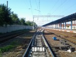 станция Винница: Вид в сторону Жмеринки с 4 пути