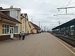 станция Винница: Вид с первой платформы в сторону Калиновки