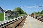 станция Дивья: Вид в сторону Углеуральской со второй платформы