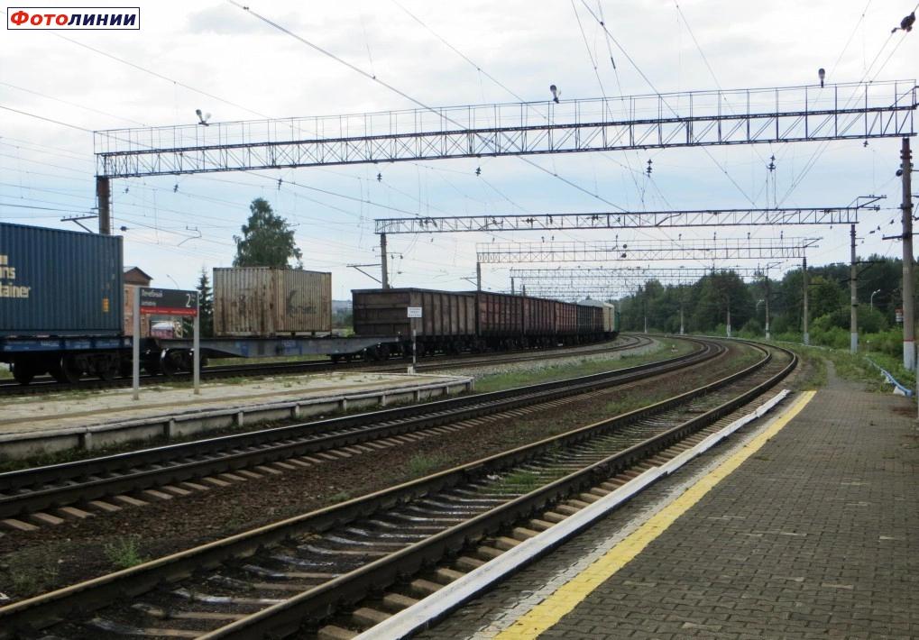 Вид в сторону станции Кольцово