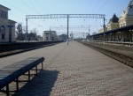 станция Жмеринка: Третья платформа, вид в киевском направлении