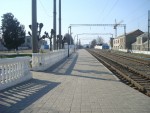 станция Жмеринка: Первая платформа, вид в киевском направлении