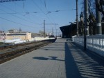 станция Жмеринка: Первая платформа, вид в одесском направлении