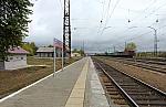 станция Кушва: Вид с платформы в сторону Серова