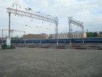 станция Хмельницкий: Вид с пассажирской платформы, в сторону ВЧД