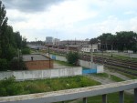 станция Хмельницкий: Вид на запад, в сторону Гречан