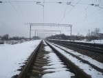станция Коржевцы: Вид в сторону Деражни