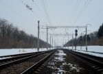 станция Коржевцы: Выходные светофоры. Вид в сторону Деражни