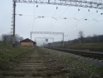 станция Сербиновцы: Разобранный подъездной путь к пакгаузу