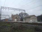 станция Сербиновцы: Пакгауз, пассажирское здание, пост ЭЦ и платформы