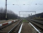 станция Сербиновцы: Вид в сторону Жмеринки