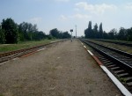 станция Балин: Вид с второй платформы в сторону Негина