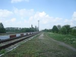 станция Балин: Вид с первой платформы в сторону Дунаевцев