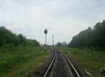 станция Гуменцы: Нечётная горловина, вид в сторону Каменца-Подольского