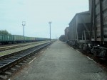 станция Гуменцы: Вторая платформа. Вид в сторону Каменца-Подольского