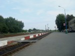 станция Каменец-Подольский: Первая платформа. Вид в сторону Ларги