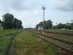 станция Каменец-Подольский: Чётная горловина, вид в сторону Гречан
