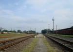 станция Каменец-Подольский: Вторая платформа. Вид в сторону Ларги