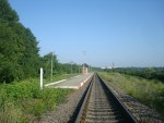 о.п. 232 км: Вид с пути в сторону Каменца-Подольского