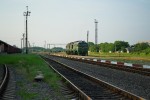 станция Каменец-Подольский: Вид в северном направлении от грузовой рампы