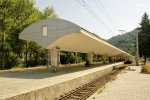 станция Боржоми: Вид в сторону Хашури и Бакуриани