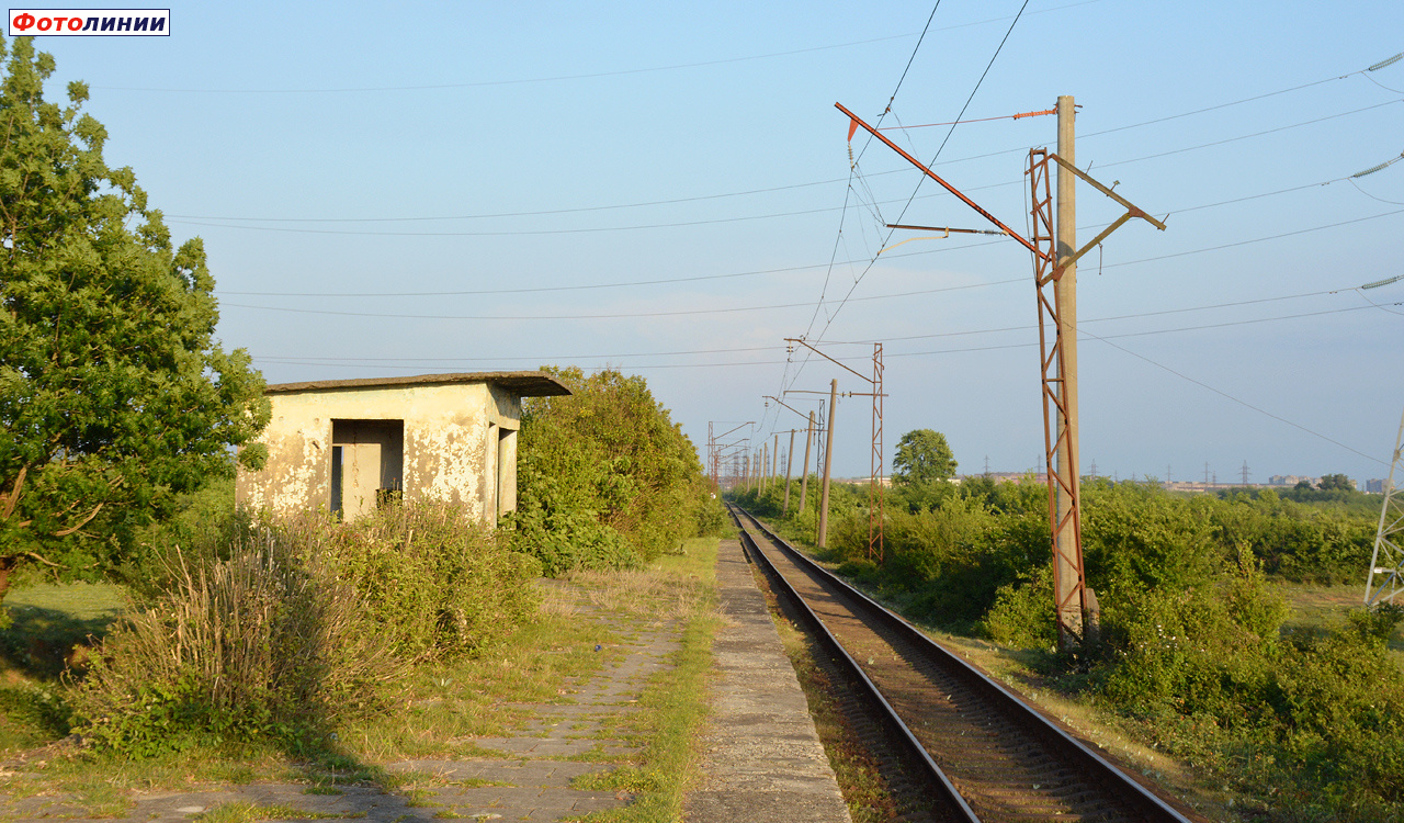 Вид с платформы в сторону Кутаиси