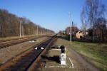 станция Уладовка: Вид в сторону Воршицы из нечётной горловины