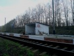 о.п. Красовка: Пассажирская платформа, вид в сторону Антонин