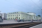 станция Шепетовка: Вокзал, вид со второй платформы