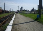 станция Суховолье: Пассажирская платформа, вид в сторону Жизниковцев