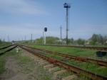 станция Суховолье: Выходной светофор в чётной горловине