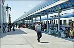 станция Ашгабат: На первой платформе, вид в сторону станции Берекет