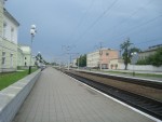 станция Шепетовка: Первая платформа, вид в ровенском направлении