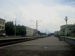 станция Шепетовка: Первая платформа, вид в казатинском направлении