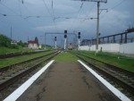 станция Шепетовка: Вторая платформа, вид в ровенском направлении