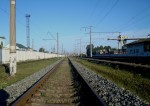 станция Шепетовка: Вид с пути в здолбуновском направлении
