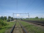 станция Понинка: Вид в сторону Полонного