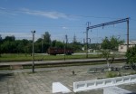 станция Мирополь: Вид на платформы от пассажирского здания