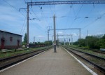 станция Мирополь: Вторая платформа. Вид в сторону Печановки
