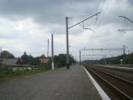 станция Славута I: Первая платформа. Вид в сторону Кривина