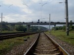 станция Славута I: Путепровод, вид в сторону Кривина