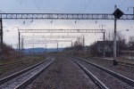 станция Острог: Вид в сторону Здолбунова