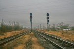 станция Овруч: Выходные светофоры НК, НБ в сторону Коростеня и Белокоровичей