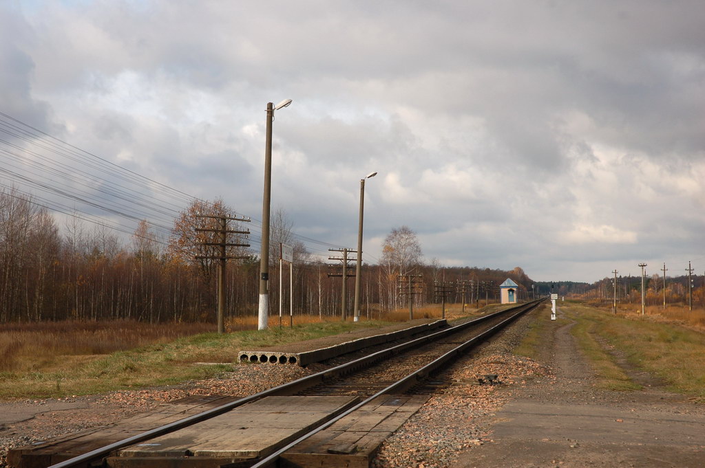 Вид платформы в сторону Житкович