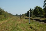 путевой пост 522 км: Вид на бывший путевой пост в сторону Житкович