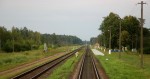 разъезд Старушки: Вид станции в сторону Калинкович