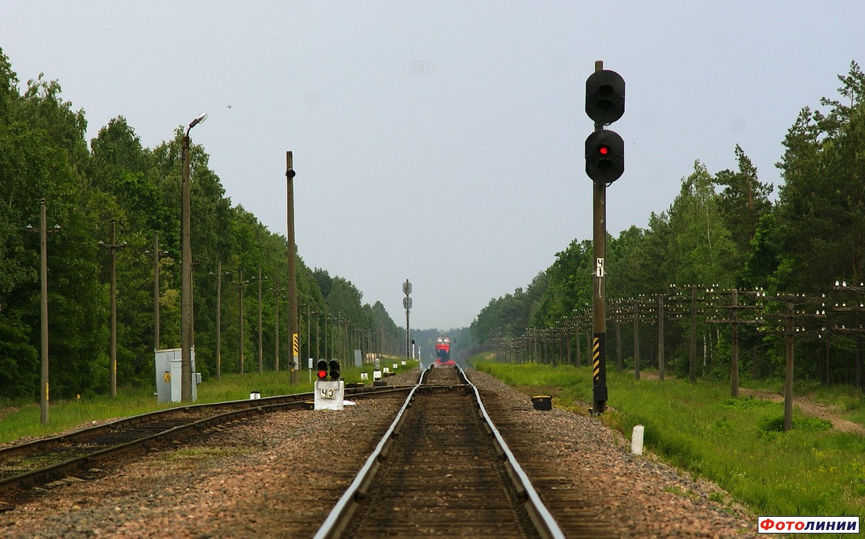 Выходные светофоры Ч1 и Ч3 в сторону Калинковичей