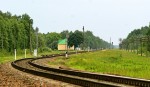 разъезд Коржевка: Вид станции со стороны Житковичей