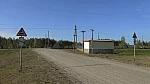 о.п. Садки: Вид на остановочный пункт со стороны деревни Клинск