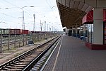 станция Нур-Султан 1: Вторая платформа. Вид в сторону Сороковой